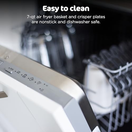 Ninja DZ550 Foodi 10 Quart 6-in-1 DualZone Smart XL Air Fryer with 2 Independent Baskets, Smart Cook Thermometer for Perfect Doneness, Match Cook & Smart Finish to Roast, Dehydrate & More, Grey